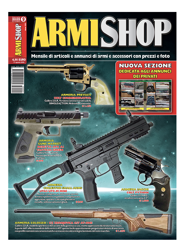 ARMI SHOP - Settembre 2025 - cartaceo