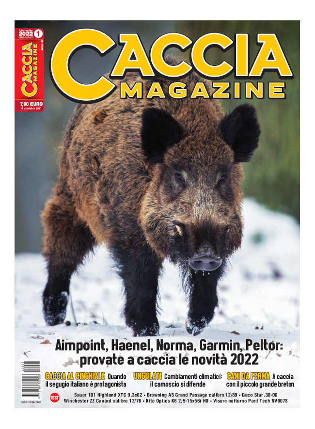 CACCIA MAGAZINE - Gennaio 2022 - cartaceo