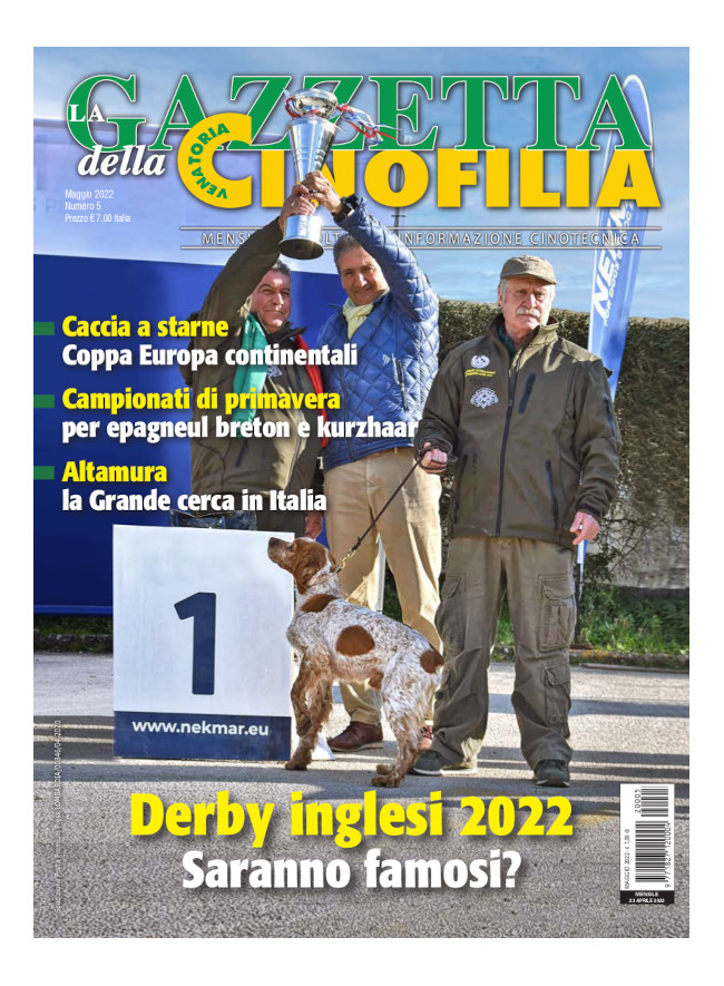 GAZZETTA DELLA CINOFILIA - Maggio 2022 - cartaceo