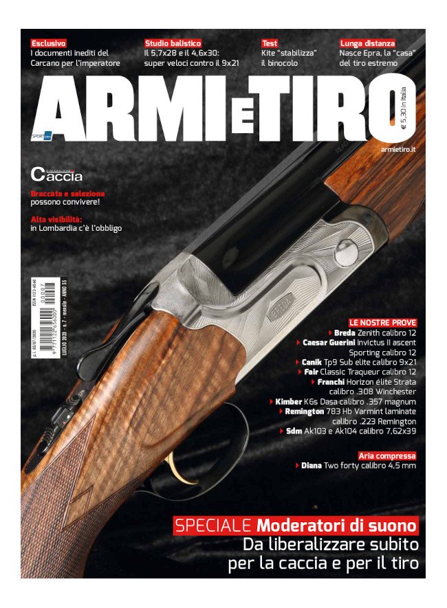 ARMI E TIRO - Luglio 2020 - digitale