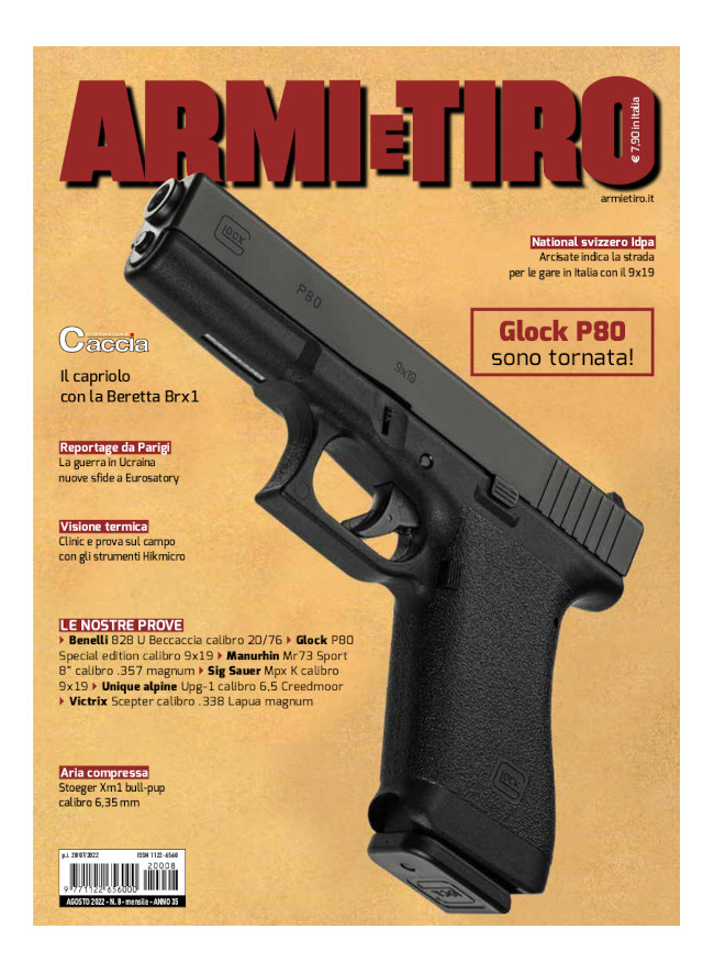ARMI E TIRO - Agosto 2022 - cartaceo
