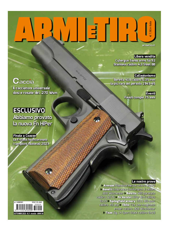 ARMI E TIRO - Settembre 2023 - digitale