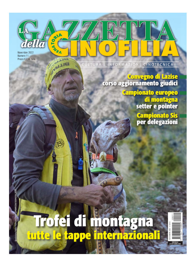 GAZZETTA DELLA CINOFILIA - Novembre 2022 - cartaceo