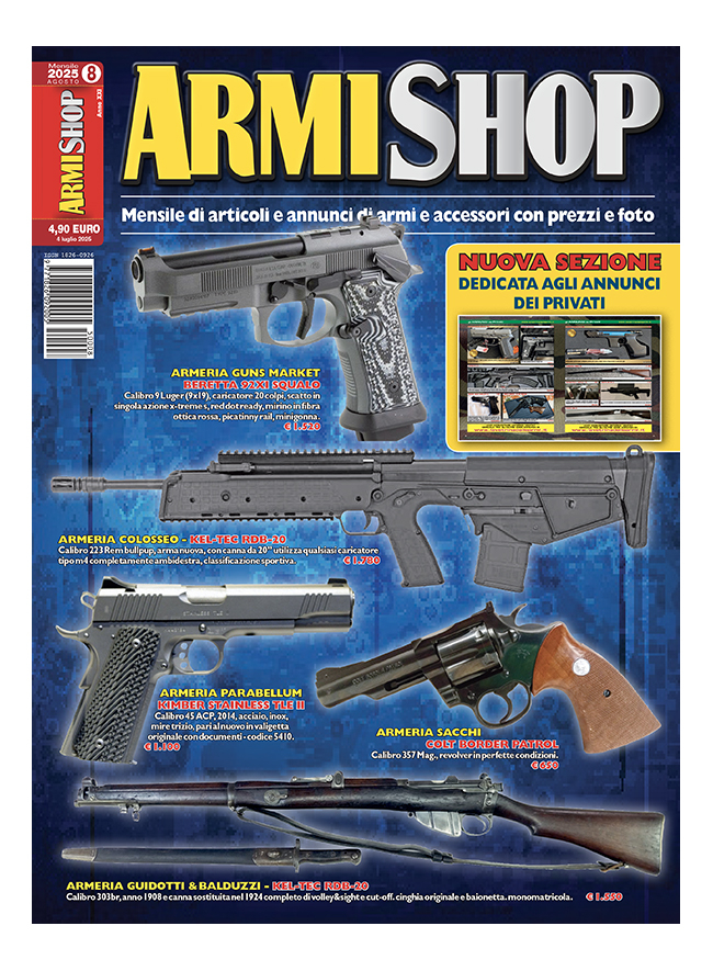 ARMI SHOP - Agosto 2025 - digitale