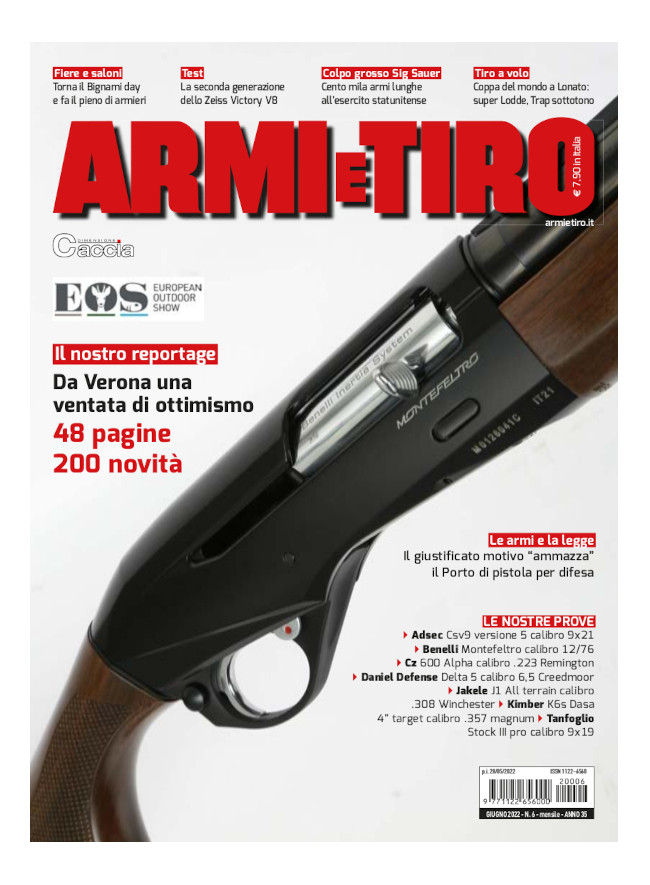 ARMI E TIRO - Giugno 2022 - cartaceo