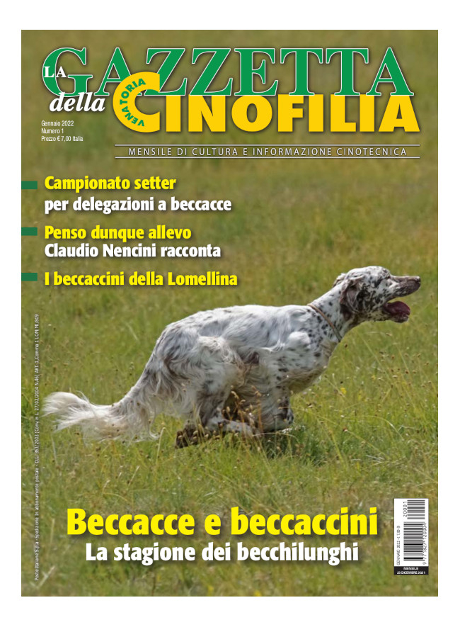 GAZZETTA DELLA CINOFILIA - Gennaio 2022 - cartaceo
