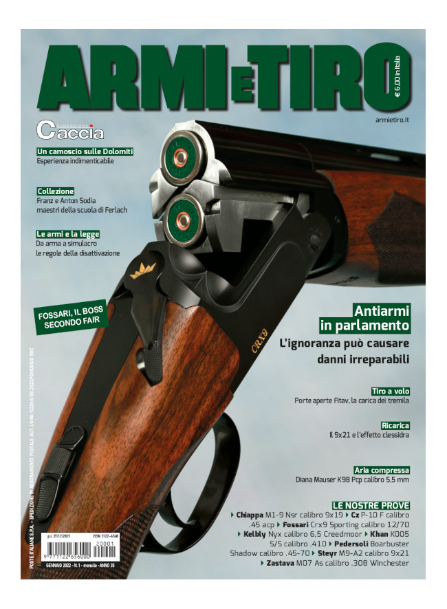 ARMI E TIRO - Gennaio 2022 - cartaceo