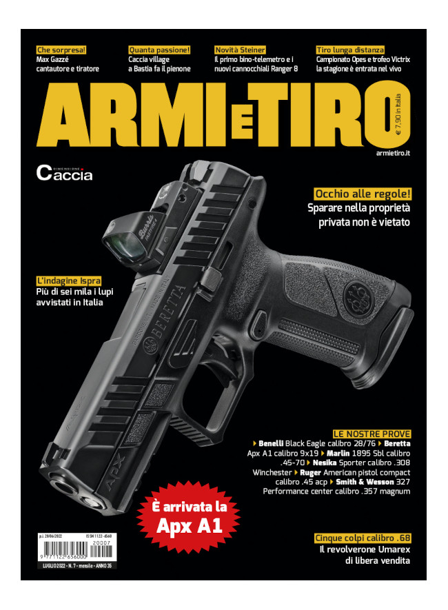 ARMI E TIRO - Luglio 2022 - cartaceo